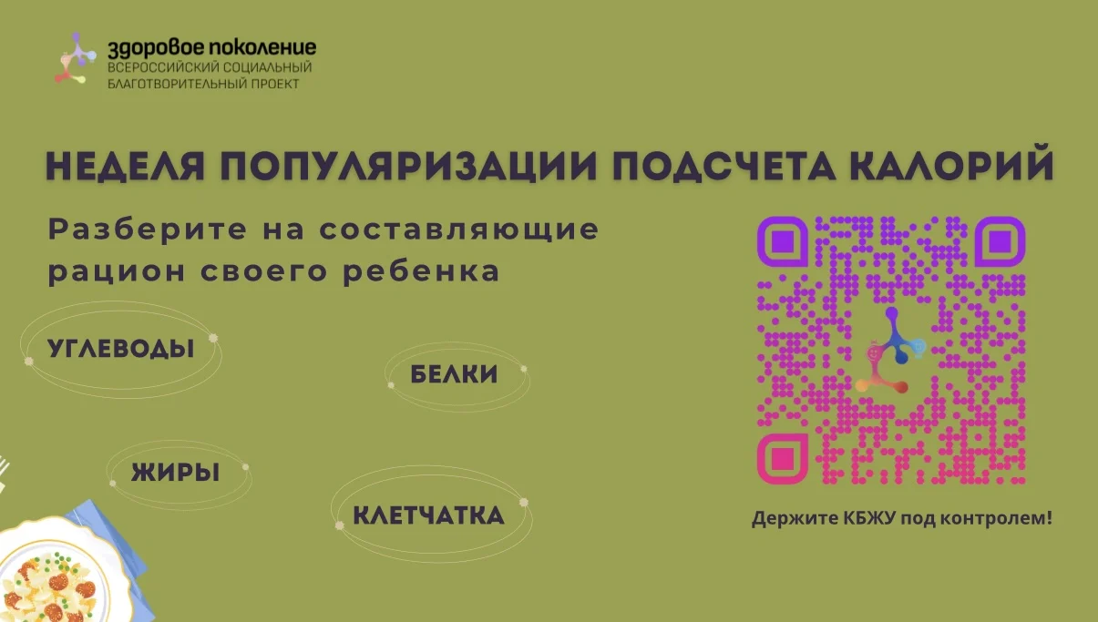 Неделя популяризации подсчета калорий